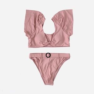 🌸New🌸Shein 2pk Top Bottom Swimswear Bikini Set L